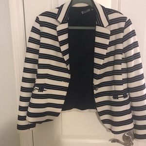 Black and white jacket